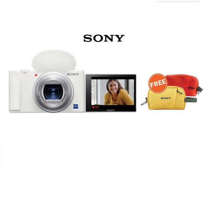 Gambar SONY ZV-1 / SONY ZV 1 / SONY ZV1 Digital Compact Camera 4K Video - Putih dari Gudang Digital Official undefined Tokopedia