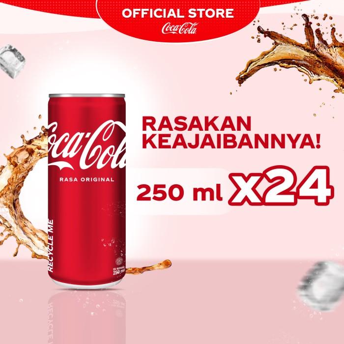 Gambar Minuman Soda - Coca Cola / Coca Cola Zero / Fanta / Sprite / A&W Rootbeer Per Carton Isi 24x250ml - COCA COLA ORI dari Sakura Store Jakarta undefined Tokopedia
