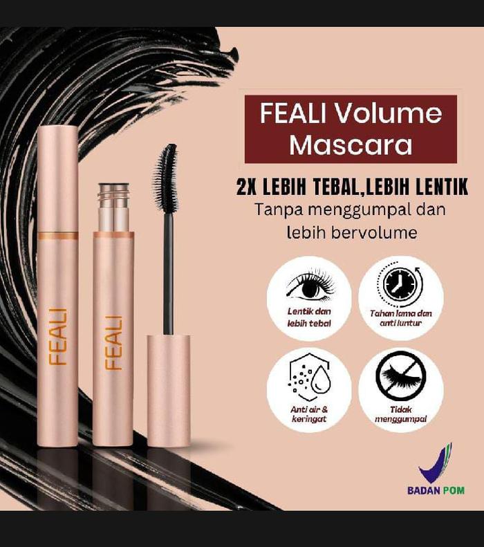 Gambar reva-【BPOM】FEALI - Mascara Volume Hypercurl Waterproof Maskara Eye Makeup Cosmetic Lash Extension dari revashopbali undefined Tokopedia
