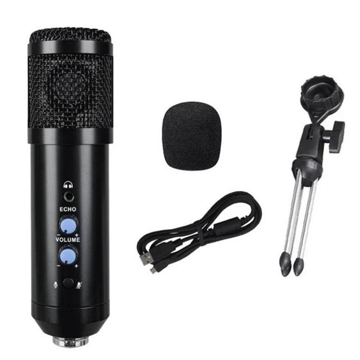 Gambar USB Computer Condenser Microphone Recording Live Equipment Microphone Voice Game Karaoke Microphone For Laptop Desktop PC dari Unyielding Fury undefined Tokopedia