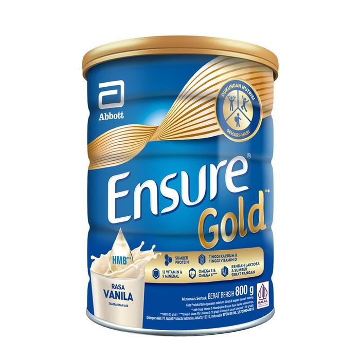 Gambar Ensure Gold Vanila - Susu Nutrisi Dewasa - 380 gr dari Apotek Heka Bekasi undefined 3 Tokopedia