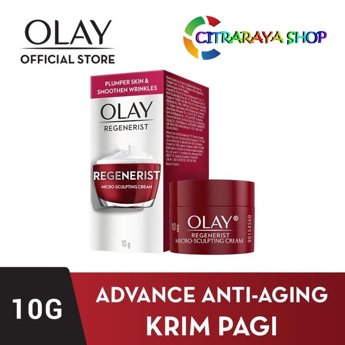 Gambar OLAY ADVANCED ANTI AGING PELEMBAB REGENERIST MICROSCULPTING CREAM 50g - REG DAY 10g dari CITRARAYA SHOP undefined Tokopedia
