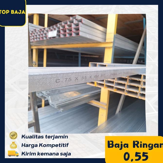 Atap Ruko Cnp Jual Atap Rangka Kanal C Baja Ringan CNP C75 panjang 6 m Prima Inti ...