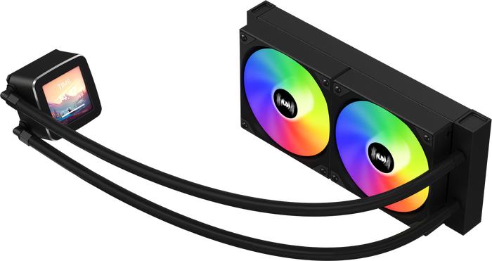 Gambar KYO SAMA LD240 2.8" inch ARGB AIO Liquid Cooling LCD DISPLAY AIO 240mm BLACK WHITE - BLACK dari KYO Indonesia_NEW undefined Tokopedia