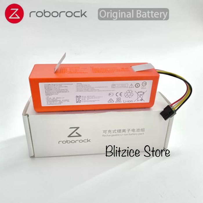 Gambar Original Battery Roborock S5 Max S6 Pure MaxV S7 Baterai Robot Vacuum - ORI 5200mAh dari Blitzice Store undefined Tokopedia