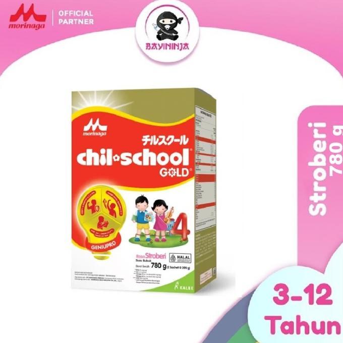 Gambar morinaga chil school regular 4 strawberry susu box 800g / 800 g dari nisyastore id undefined Tokopedia