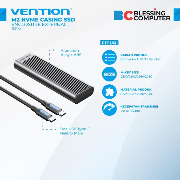 Vention Usb Gen Hard Drive Enclosure Jual VENTION KPKH0