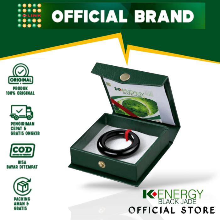 Jual ring batu black jade k link original Kota Administrasi