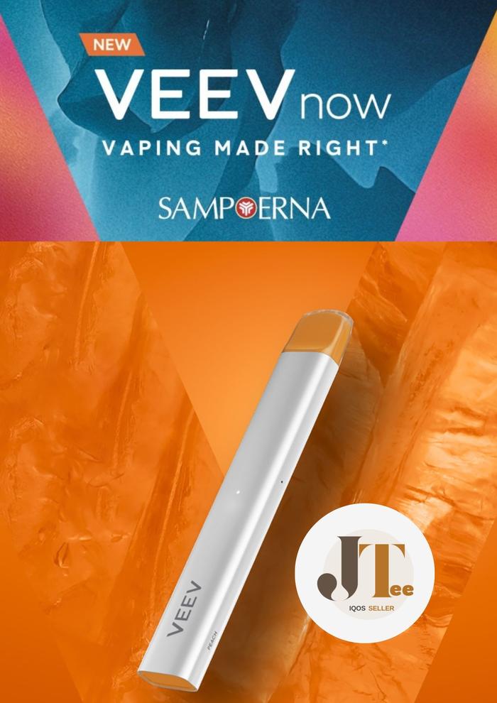 Gambar VEEV NOW VAPE by Sampoerna (DISPOSABLE) - PEACH dari JTEE.JKT undefined Tokopedia
