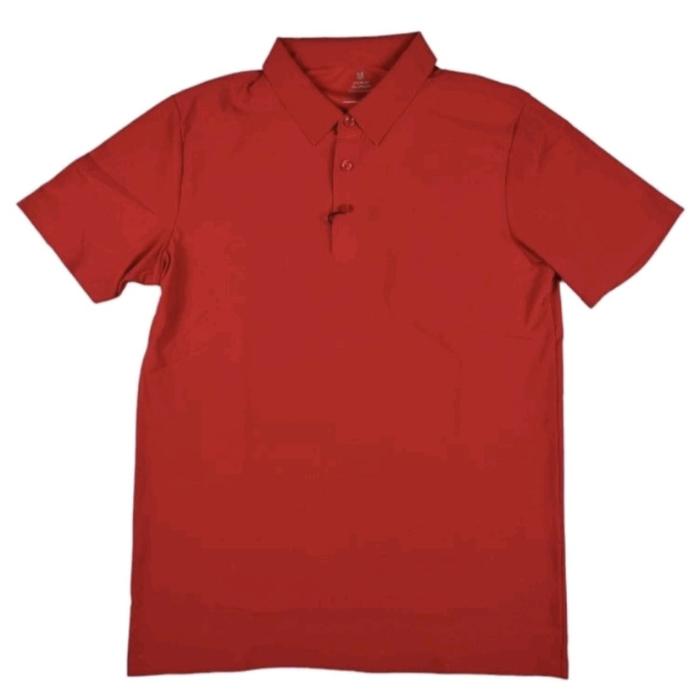 Gambar Kaos Polo Dry fit Seamless Bahan Ice silk Original Baju Olah Raga Pria - Merah, L dari VB.Store01 undefined Tokopedia