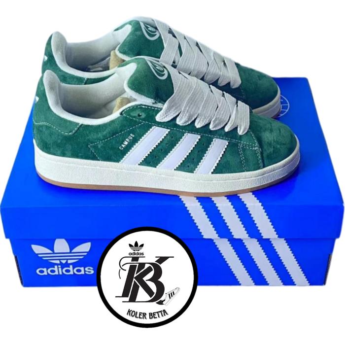 adidas gazelle silver green womens adidas Campus 00s Dark Green Cloud White