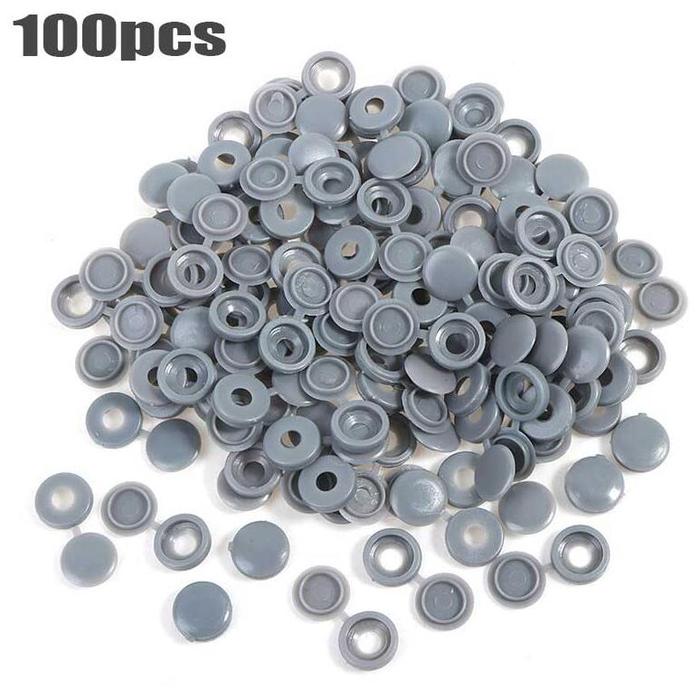 Gambar Bonus 100Pcs Tutup Baut / Tutup Sekrup Bahan Plastik Untuk Dekorasi Mobil Furnitur - Gray dari Geralldi Market undefined Tokopedia
