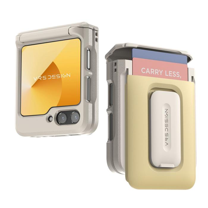 Gambar Case Samsung Galaxy Z Flip 6 VRS Design D Wallet Orb Pebble Kickstand Casing - Lemonade Orb dari GET-WID undefined Tokopedia
