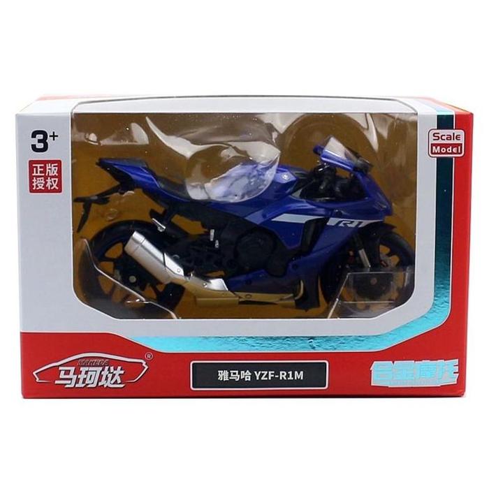 Gambar Motor Yamaha R1 YZF-R1M Scala 1:12 Diecast Makeda Cocok buat koleksi atau Hadiah Anak - Biru dari adityashop78 undefined Tokopedia