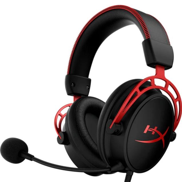 Hyperx Cloud Alpha Black Red Wired Gaming Headset Headphone