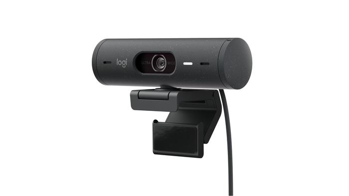 Gambar Logitech Brio 500 Full HD Webcam with privacy shutter - Brio500 - Graphite dari Dunia Mas Computer undefined Tokopedia