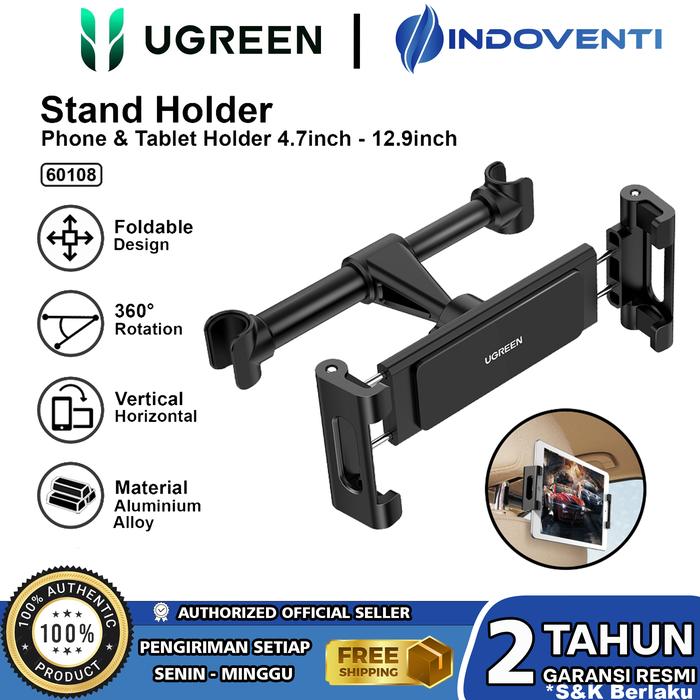 Gambar UGREEN Backseat Car Phone Holder Headrest Dudukan HP Tablet Kursi Jok Belakang Mobil 4.7-12.9 inch - UGREEN LP160 dari INDOVENTI undefined Tokopedia