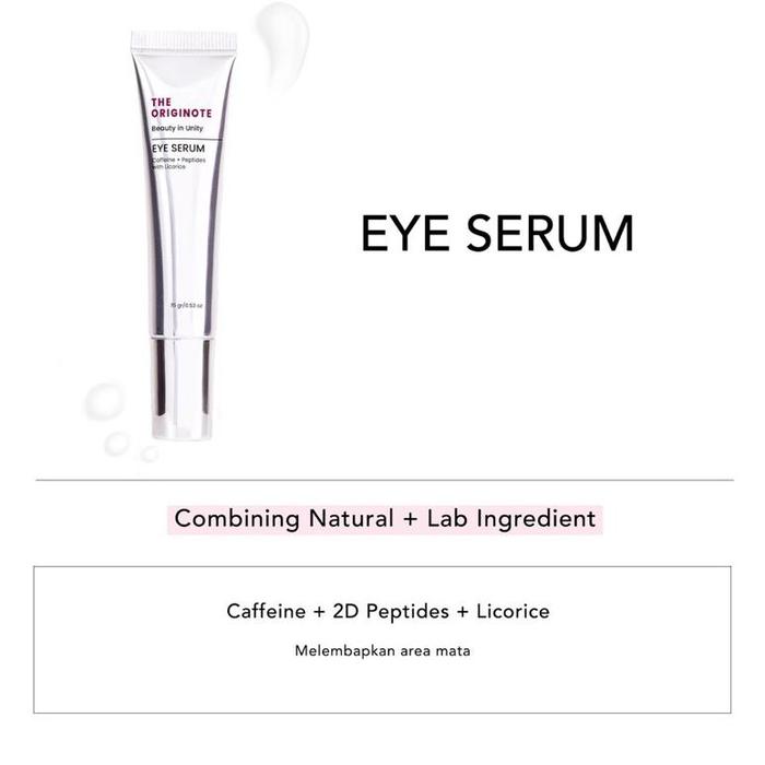 Gambar THE ORIGINOTE 1 Paket Hyalucera Moisturizer Gel 50ml | Sunscreen | Face Wash | Serum | Toner | Mask - Eye Serum 15gr dari Menthik official undefined Tokopedia