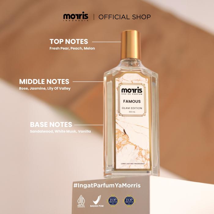 Gambar Morris EDP Glam Edition 100ml - Parfum Wanita - Famous dari Morris Indonesia_NEW undefined Tokopedia