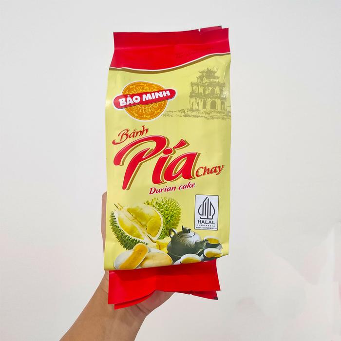 Gambar Pia Durian Vietnam Banh Pia Chay 300gr Vegetarian - 1 pack dari Pinki Pie undefined Tokopedia