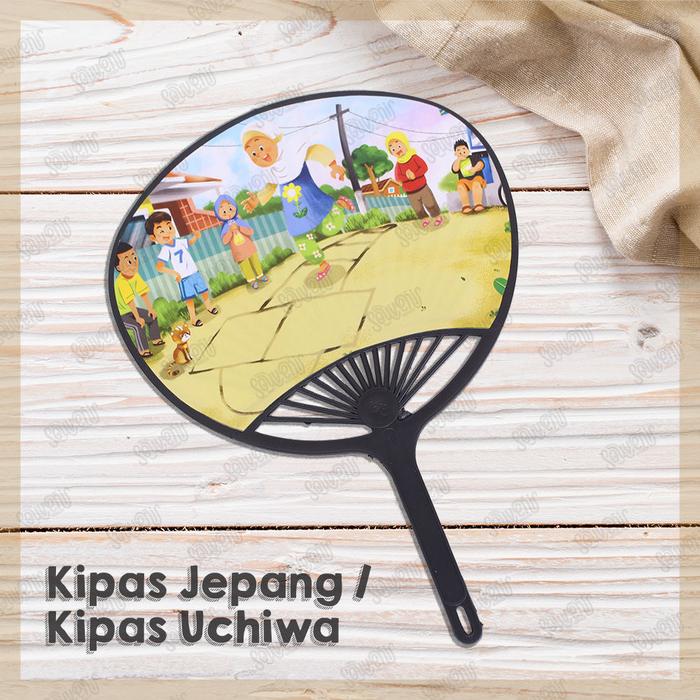 Gambar Kipas tangan KERANG JEPANG KIPAS UCHIWA CUSTOM FREE DESAIN souvenir - Kipas Hitam, Tanpa Laminasi dari Dunia Souvenir Bandung undefined Tokopedia