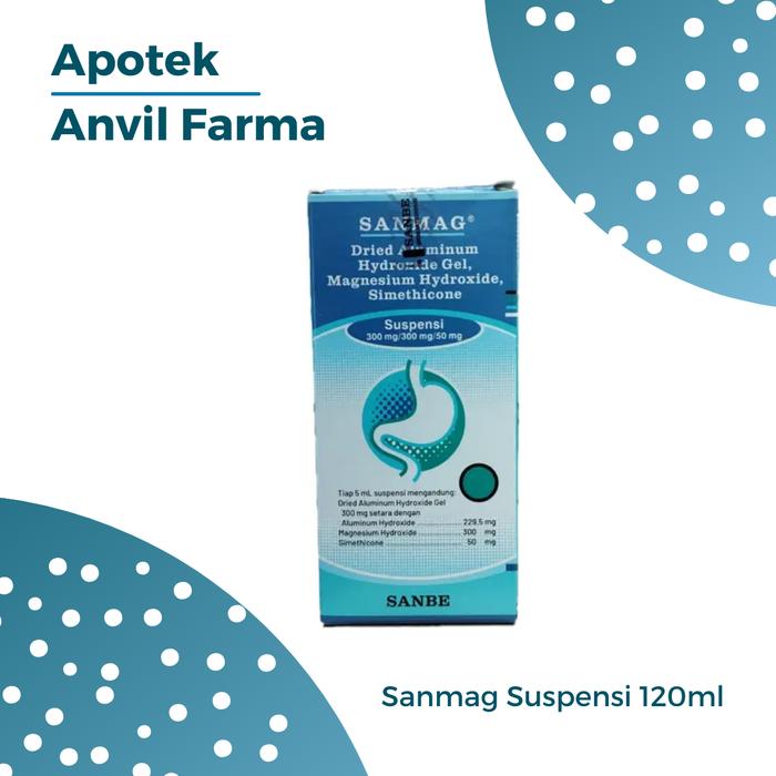 Gambar Sanmag Suspensi ( 120 ml ) dari Apotek Anvil Farma undefined Tokopedia