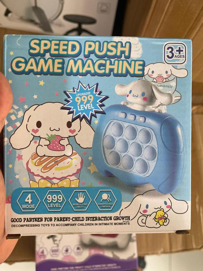 Gambar POP IT TERLENGKAP SEMUA ADA 2023new Pop It Push Bubble Game Challenge Fidget Toys Dengan Mesin Game LED Menghilangkan Stress Mainan Anti-Stres Squishy pop it elektrick elektronik electic game console series - CINAMOROL dari Starlight Collection8 undefined Tokopedia
