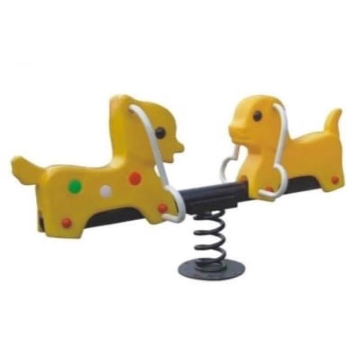 Gambar KUDA KUDAAN JUMBO MODEL BUNGA SPRING RIDER PLAYGROUND JUNGKAT - Double Horse dari vbshopper undefined Tokopedia