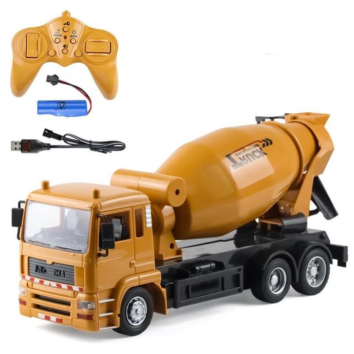 Gambar 2.4G Remote Control Besar Diecast Model Paduan Excavator Mobil Truk Remote Control Simulasi Kendaraan Rekayasa Anak - Mixer Truck dari Hobi Holic undefined Tokopedia