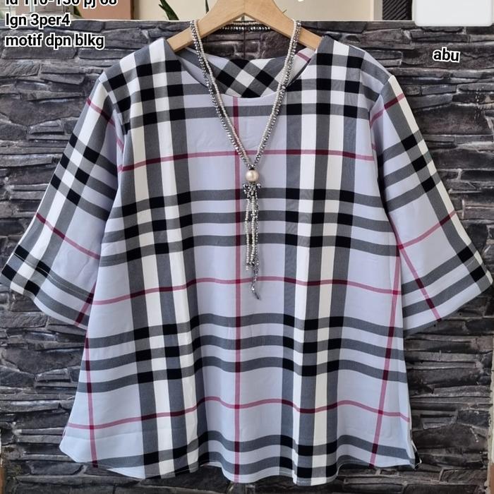 Gambar blouse atasan jumbo mix SCB(scroll) scuba imp fit to XL-2L - 834 dari Beliyukkkkk. undefined Tokopedia
