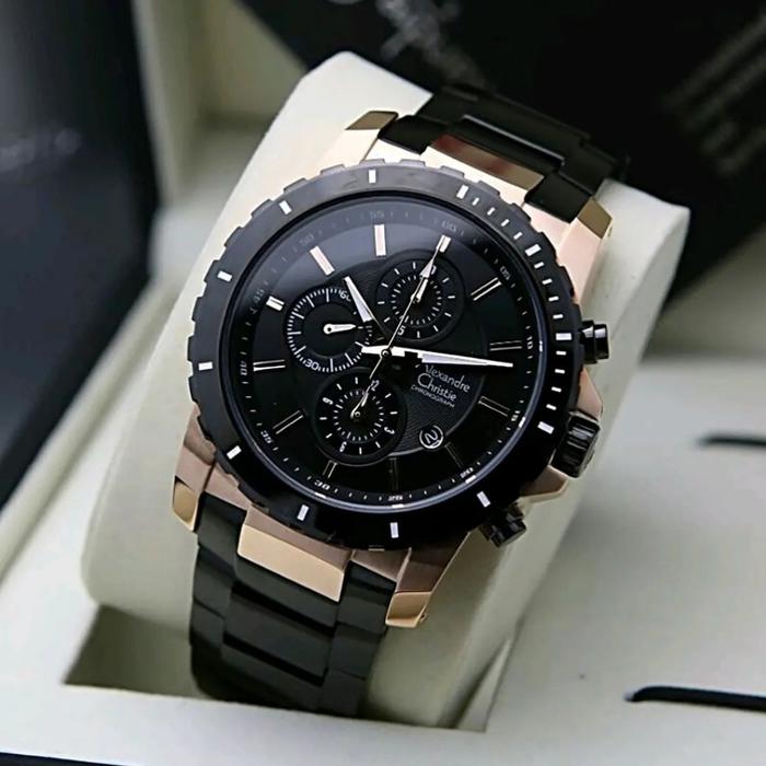 Gambar ORIGINAL GARANSI RESMI 1 TAHUN JAM TANGAN PRIA ALEXANDRE CHRISTIE CHRONO COWOK RANTAI ALEXANDER CRISTIE AC61410M AC6141 AC 6141 LAKI CRISTY CHRISTY - NOMOR : 1 dari Alexander Cristie undefined 4 Tokopedia