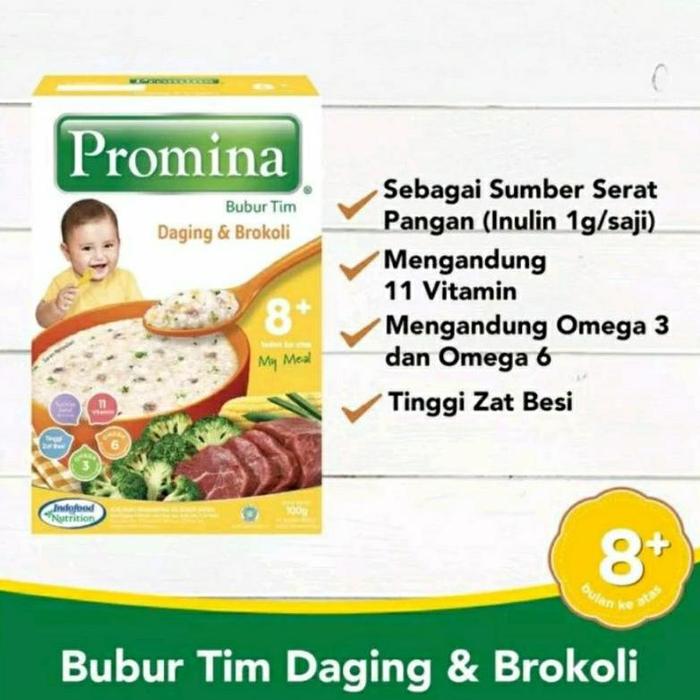 Gambar Kencang Promina Bubur Tim 8+ - Daging brokoli dari Shiloh Oulett undefined Tokopedia