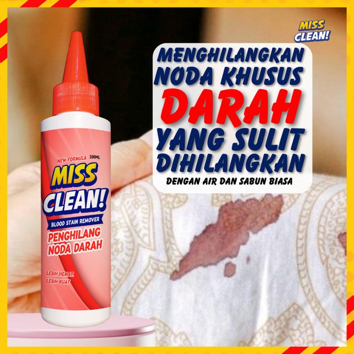 Gambar Pembesih Penghilang Noda Darah Pada Pakaian 100 ml - NODA DARAH dari penghilang noda baju undefined Tokopedia