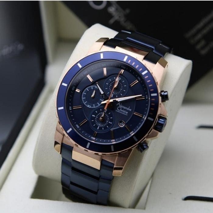 Gambar ORIGINAL GARANSI RESMI 1 TAHUN JAM TANGAN PRIA ALEXANDRE CHRISTIE CHRONO COWOK RANTAI ALEXANDER CRISTIE AC61410M AC6141 AC 6141 LAKI CRISTY CHRISTY - NOMOR : 1 dari Alexander Cristie undefined 2 Tokopedia
