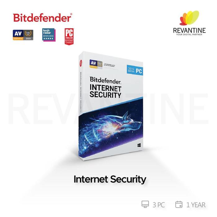 Gambar Bitdefender Internet Security #Bebasongkir - 3 PC 1 Tahun dari jenakashope undefined Tokopedia