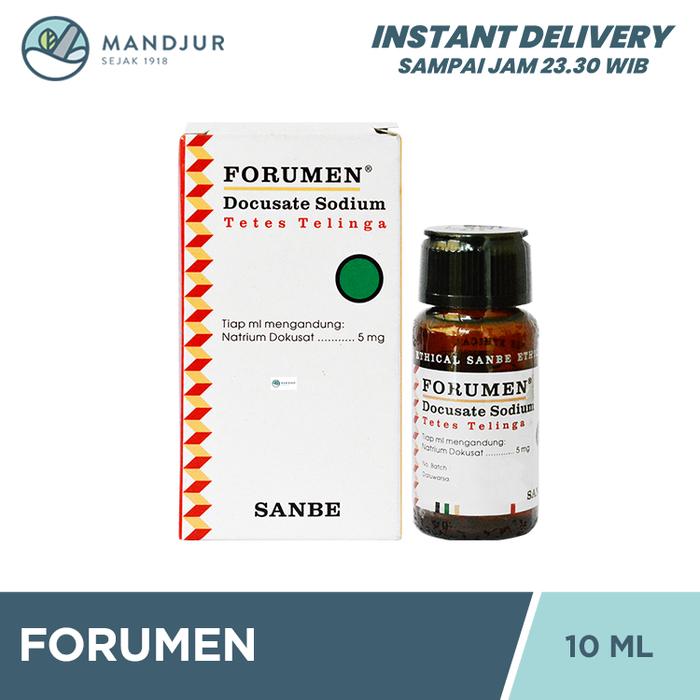 Gambar Forumen 5 Mg Ear Drops 10 mL - Obat Tetes Pembersih Kotoran Telinga dari Apotekmandjurofficial undefined Tokopedia
