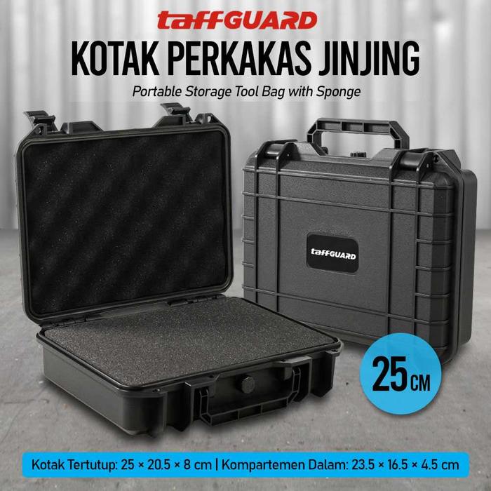 Gambar TaffGUARD Kotak Perkakas Portable Storage Tool Box Bag with Spons - BO-23 - 25 cm dari Taffware Official Store undefined Tokopedia