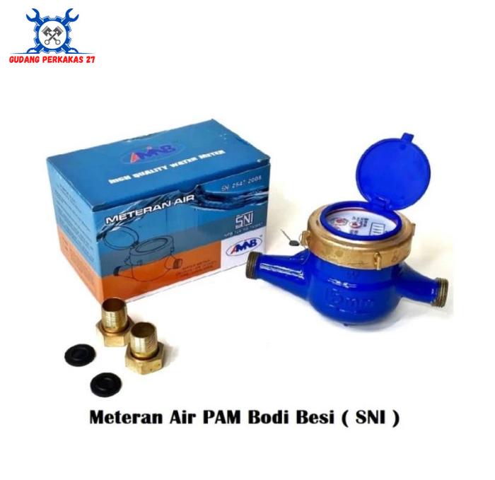 Jual METERAN AIR PDAM BESI WATER METER 1/2