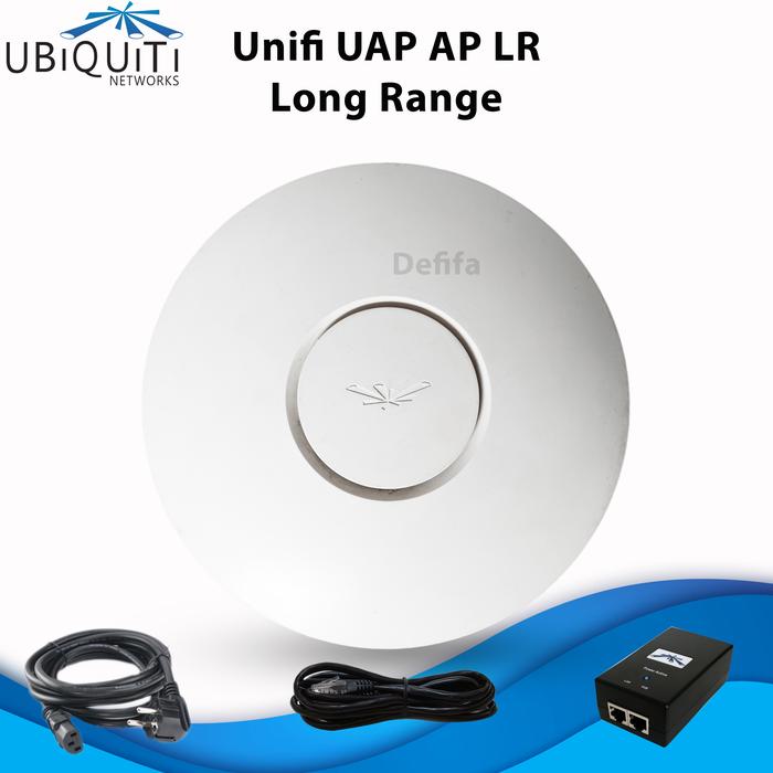 Gambar Ubiquiti UBNT Unifi AP LONG RANGE WIRELESS WIFI Access Point - Unit & POE V1 dari Defifa Moslem Store undefined Tokopedia