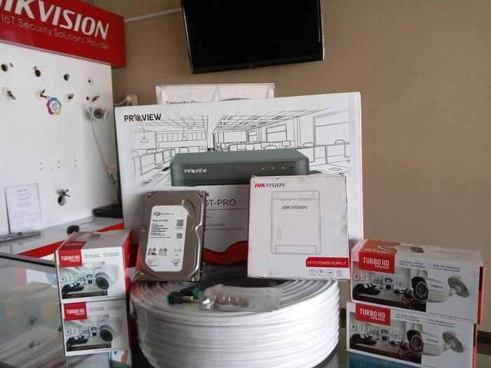 Gambar PAKET CCTV PROVIEW 4CAM 2MP KAMERA CCTV ANALOG Original Garansi Resmi Murah dari Lanurvista Cctv undefined 4 Tokopedia