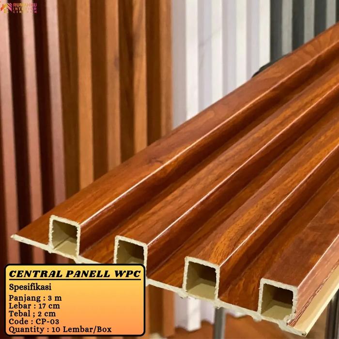 Gambar WPC kisi kisi hiasan dinding interior rumah Harga/Lbr - CP-01 dari Gudang Lantai Kayu Cirebon undefined 4 Tokopedia