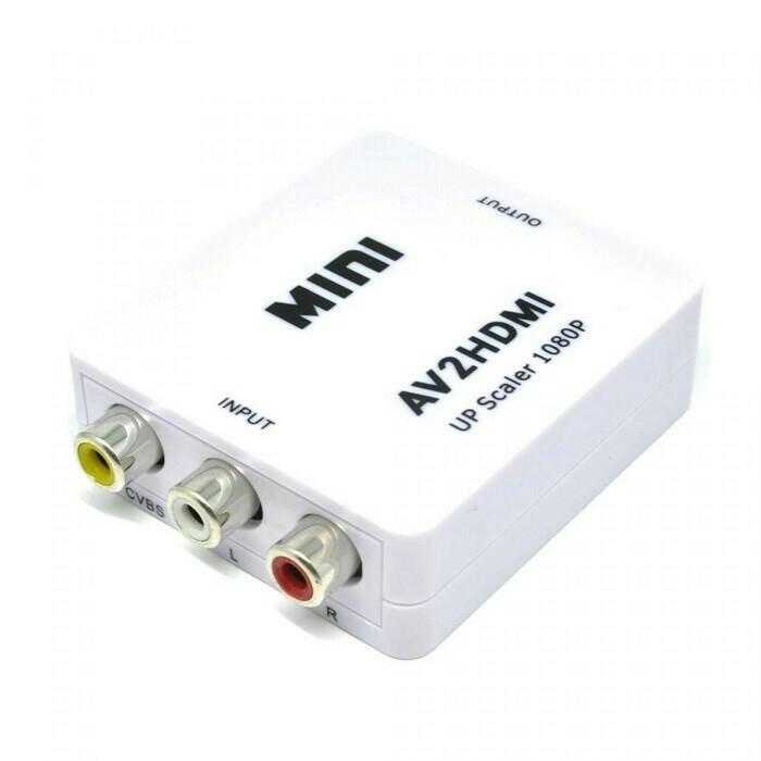 Av Rca To Hdmi Converter Konektor Adapter Mini Hdmi Audio Extractor