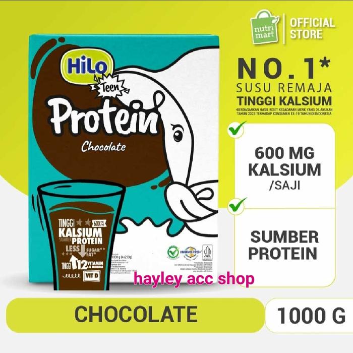 Gambar Hilo Teen Chocolate Coklat 1000gr - Susu Tinggi Kalsium - box bagus dari Hayley Acc Shop undefined Tokopedia