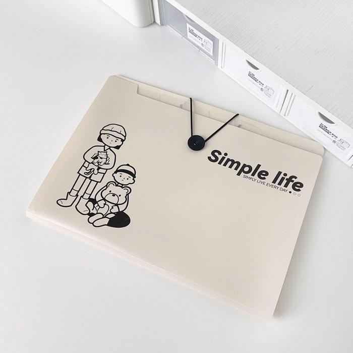 Gambar Map File 8/12 Layers / Map Dokumen A4 / Expanding File / Dokumen Keeper / Tas File / Plastik Data Bag / Tas Dokumen / Tas Dokumen Motif Kartun Lucu Perlengkapan Sekolah - A, 8 Sekat dari Vivian Storindo undefined Tokopedia