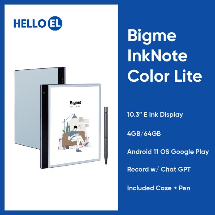 Bigme inkNote X Color+ Bigme InkNoteS 10.3inch 電子書籍リーダー