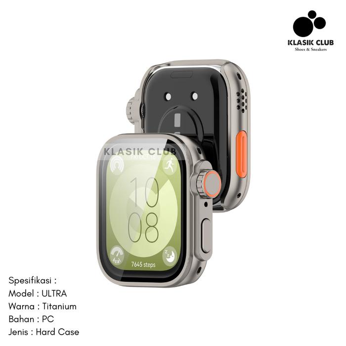 Gambar Bumper Case ULTRA Huawei Watch Fit 3 PC 2 in 1 Hard Case Huawei Watch Fit 3 - Ultra-Titanium, Huawei Fit 3 dari Klasik Club undefined Tokopedia