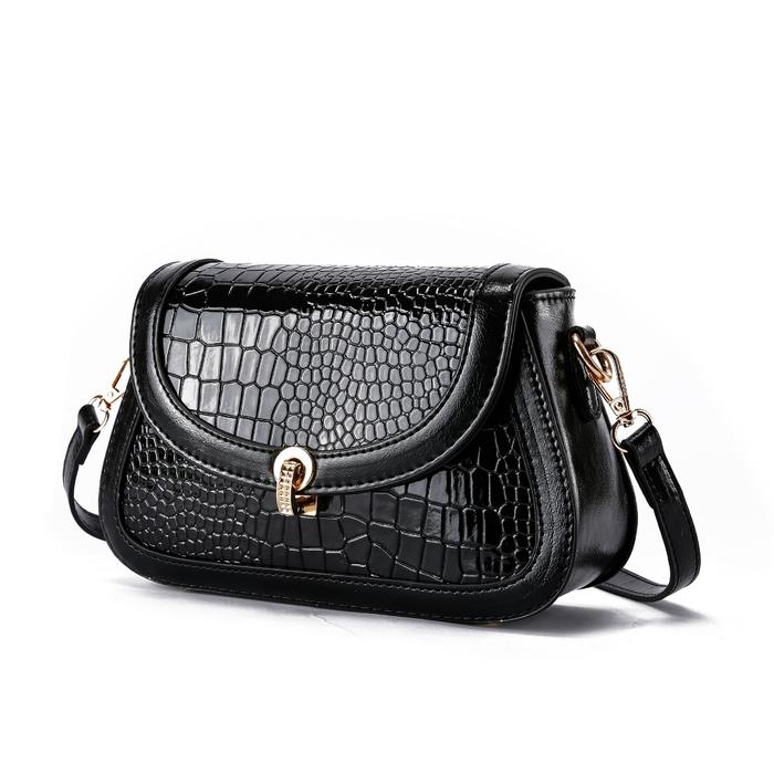 Gambar CEKA Tas Selempang Wanita Croco Sling Bag Bahu Shoulder Terbaru Branded Original Premium - Cynthia Bag - Black, Dustbag dari CEKA undefined Tokopedia