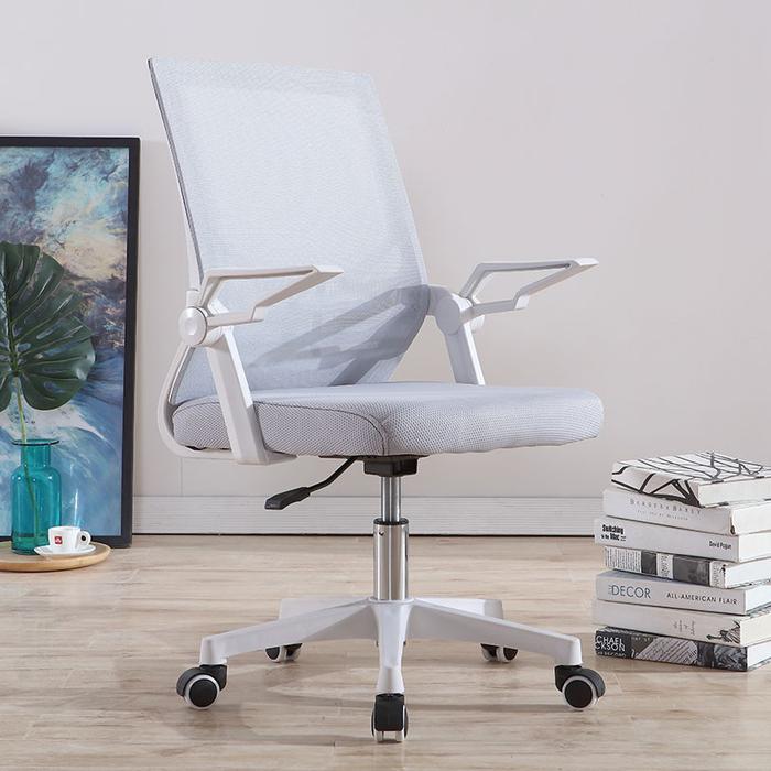 Gambar Kursi Kantor Kursi Kerja Kursi Ergonomis Kursi Kantor Hidrolik Kursi Putar Kursi Gaming TERLARIS. - putih abu dari gilang_store. undefined Tokopedia