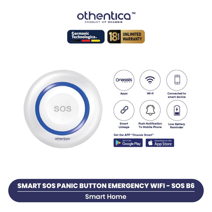 Gambar OTHENTICA SMART SOS PANIC BUTTON EMERGENCY WIFI - SOS B6 dari Onassis Official Store undefined Tokopedia