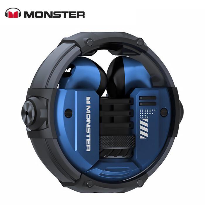 Gambar Monster XKT10 TWS Bluetooth Earphones Wireless Headphones Gaming Headset Noise Reduction Sport Earbuds With Mic - Biru dari Transformers Audio Store undefined Tokopedia